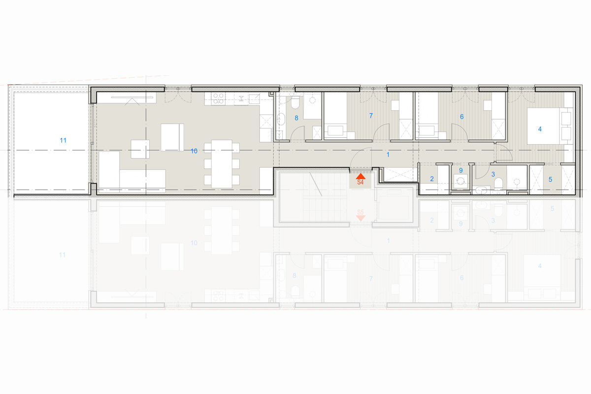 Esclusivo appartamento con tre camere da letto in prima fila sul mare - Ovest, S4