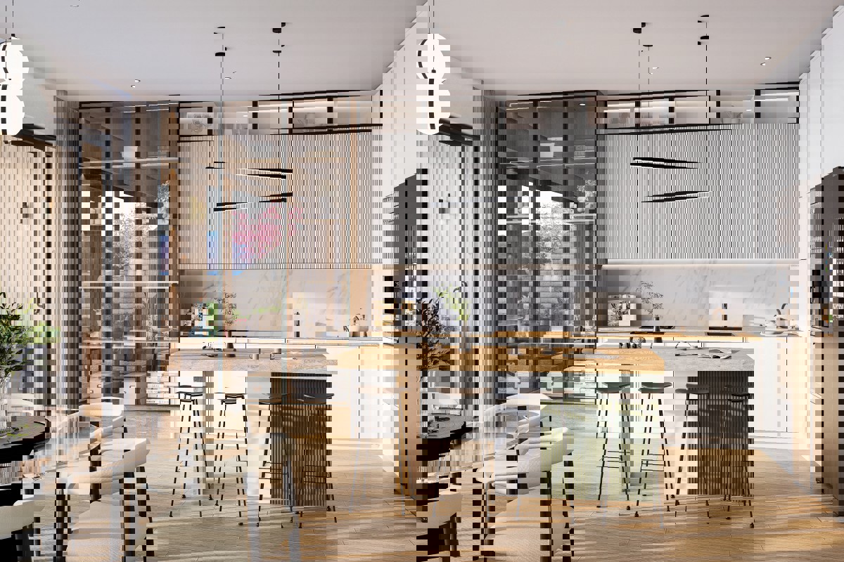 Uno splendido appartamento duplex in prima fila sul mare con piscina privata