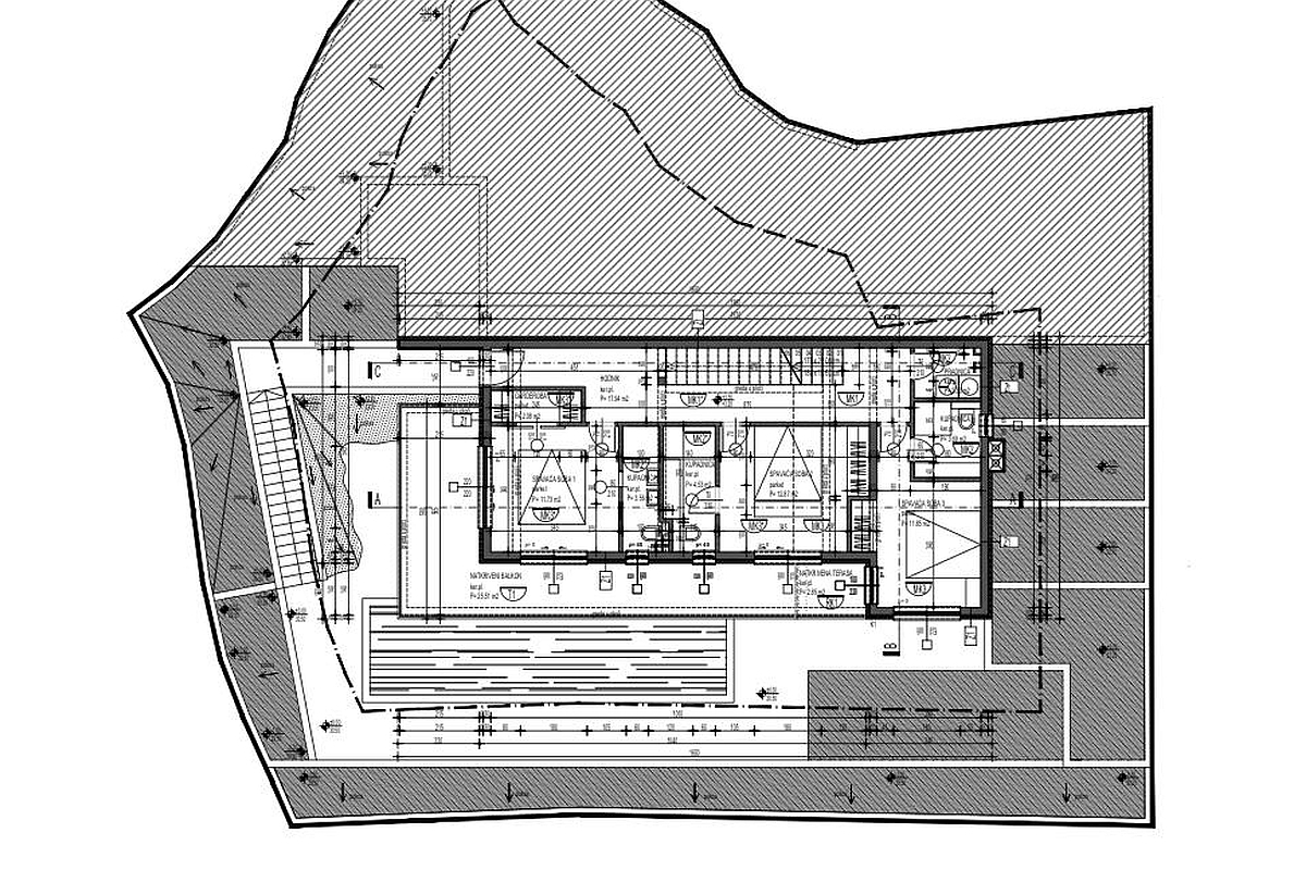 Terreno edificabile con progetto e vista panoramica sul mare
