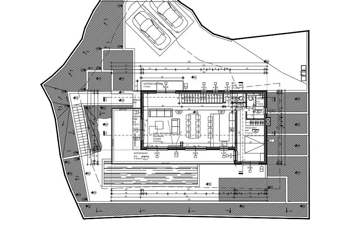 Terreno edificabile con progetto e vista panoramica sul mare