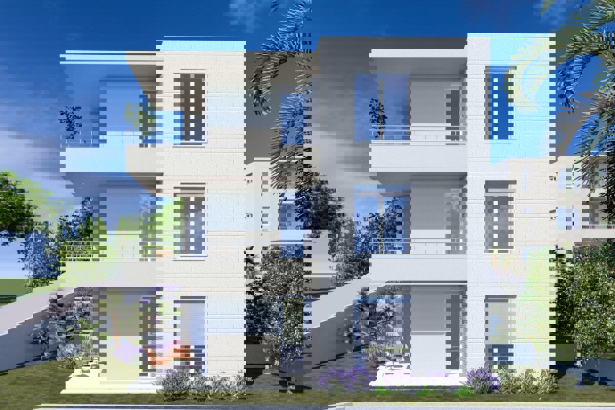 Nuova costruzione a Komiža - appartamento con vista mare e parcheggio