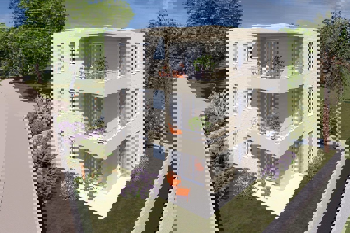 Nuova costruzione a Komiža - appartamento con vista mare e parcheggio