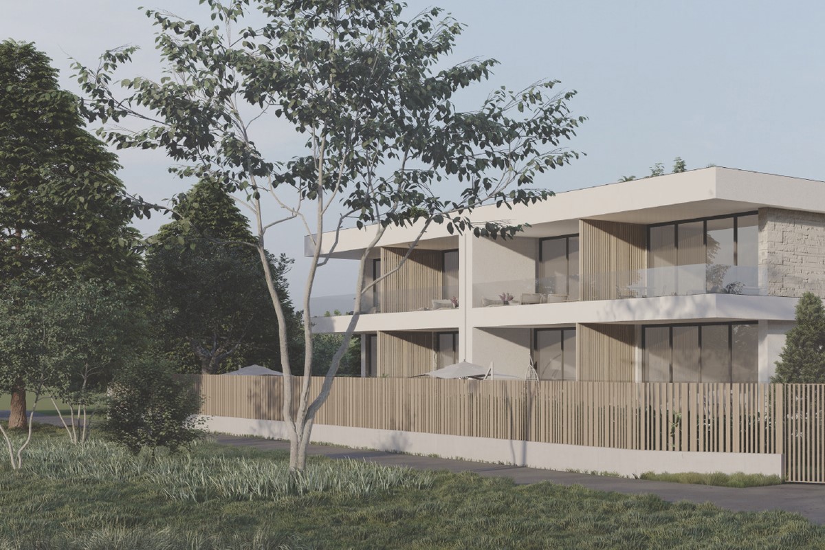 Moderno appartamento con giardino vicino a Rovigno