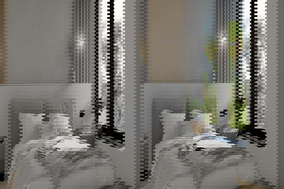 Moderno appartamento con giardino vicino a Rovigno