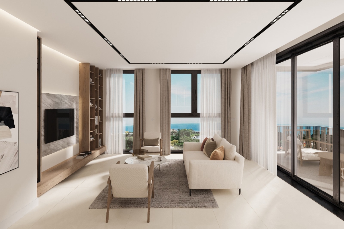 Appartamento con due camere da letto e vista mare