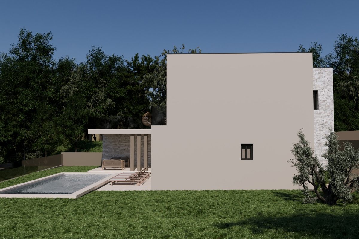 Villa moderna con piscina e massima privacy