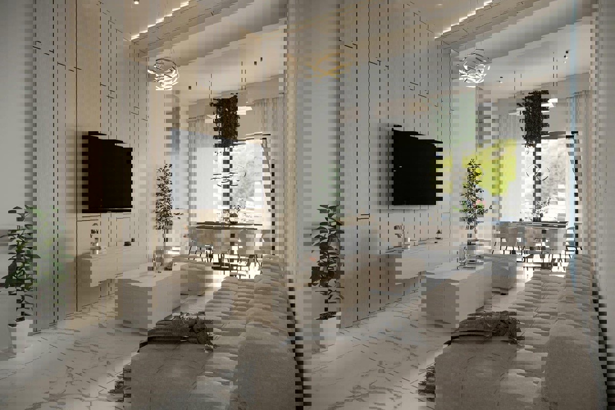 Attico di lusso in un nuovo edificio con piscina privata