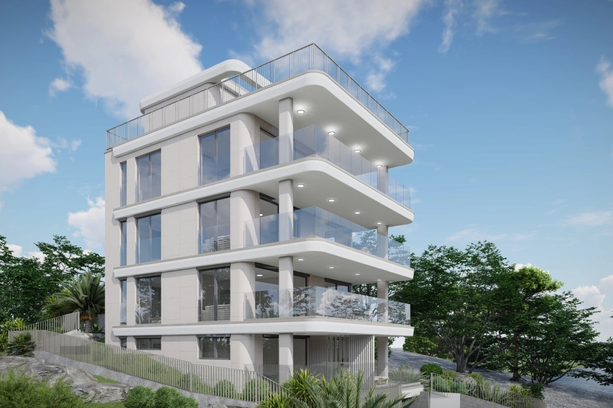 Lussuoso attico con due camere da letto e terrazza sul tetto