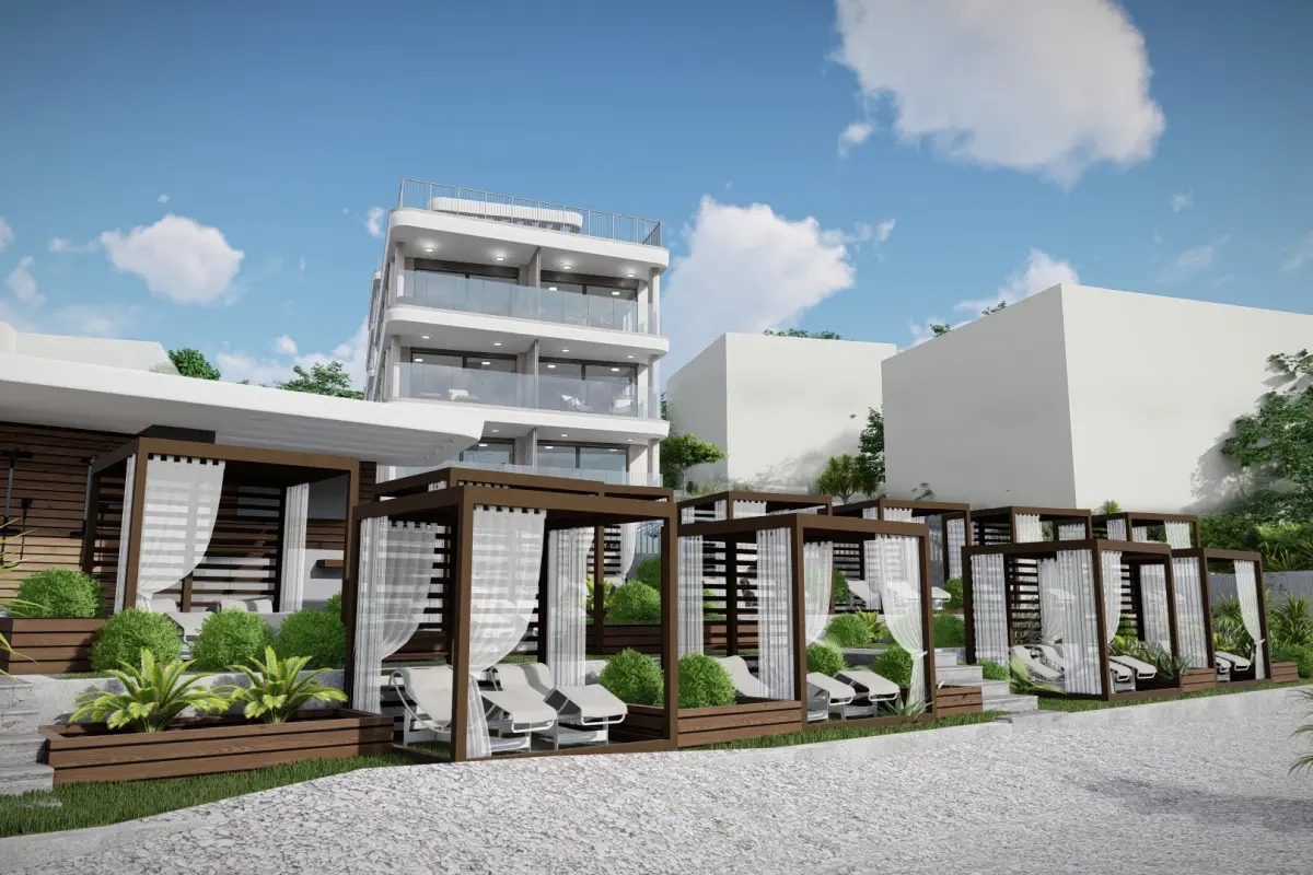 Lussuoso attico con due camere da letto e terrazza sul tetto