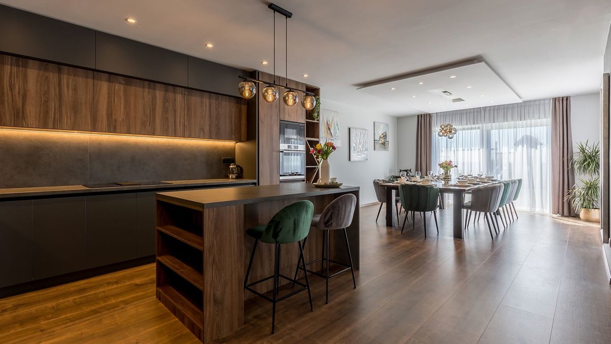 Villa moderna con vista panoramica sul mare