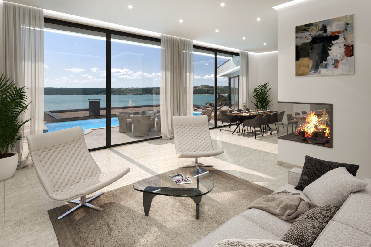 Straordinaria villa con una magnifica vista sul mare