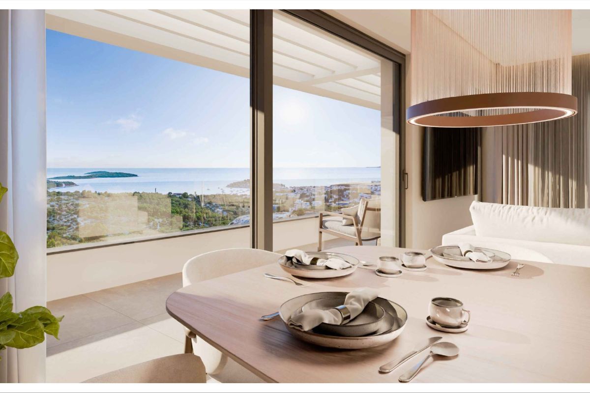 Splendido appartamento in un nuovo edificio con vista mare