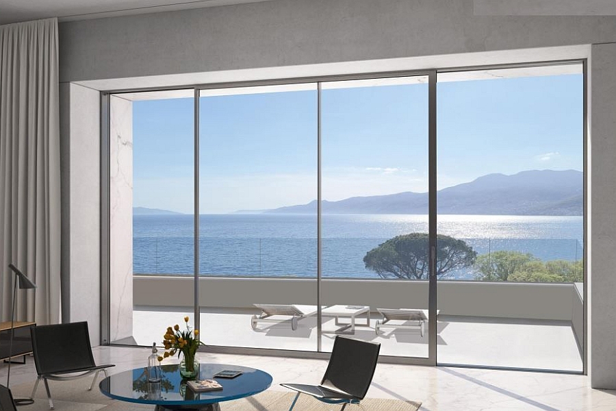 Moderno appartamento con vista mare aperta