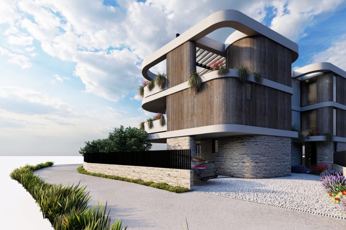 Casa moderna in prima fila sul mare