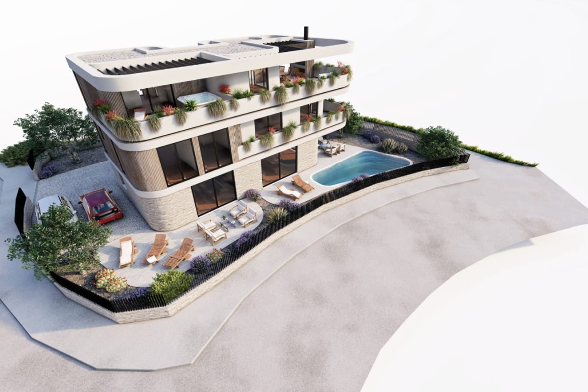 Casa moderna in prima fila sul mare