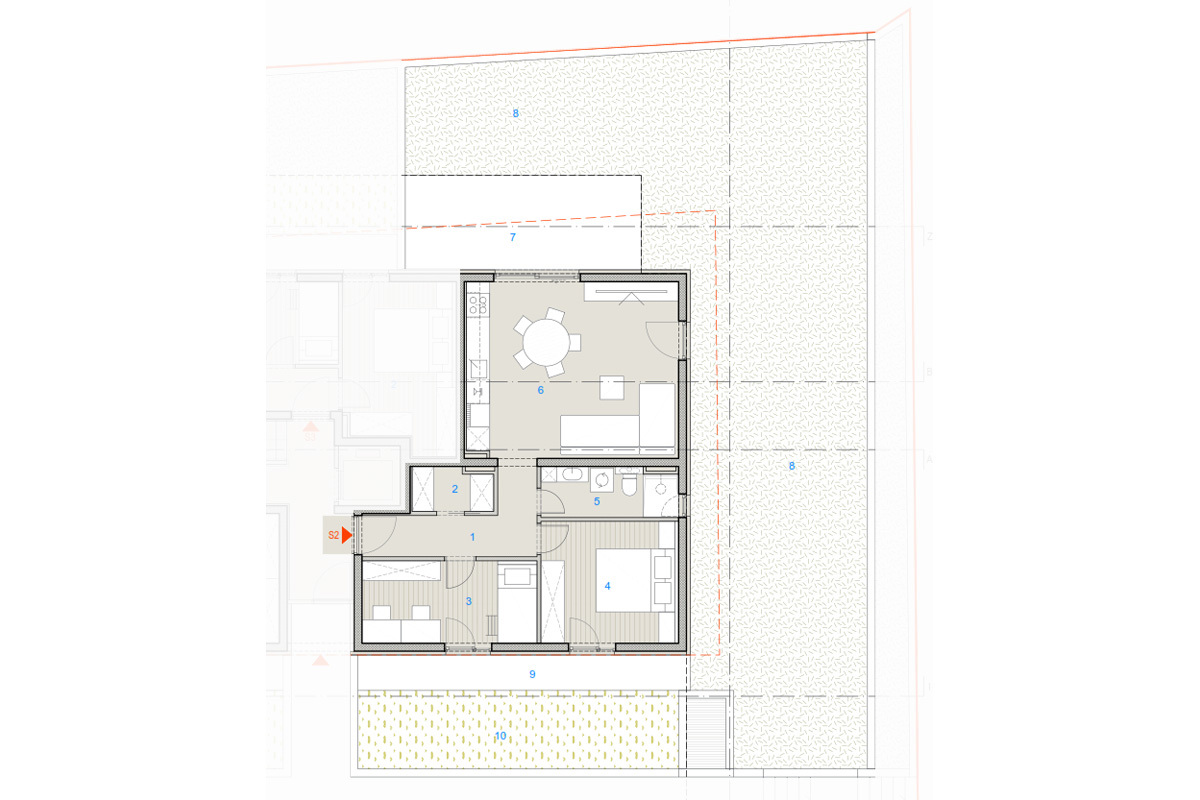 Esclusivo appartamento con due camere da letto in prima fila sul mare - Ovest, S2