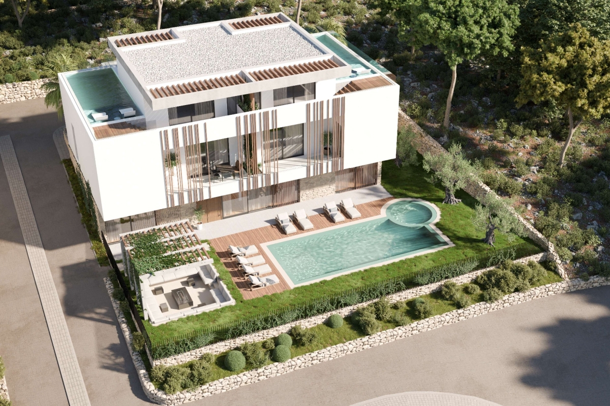 Terreno edificabile esclusivo in prima fila sul mare con progetto