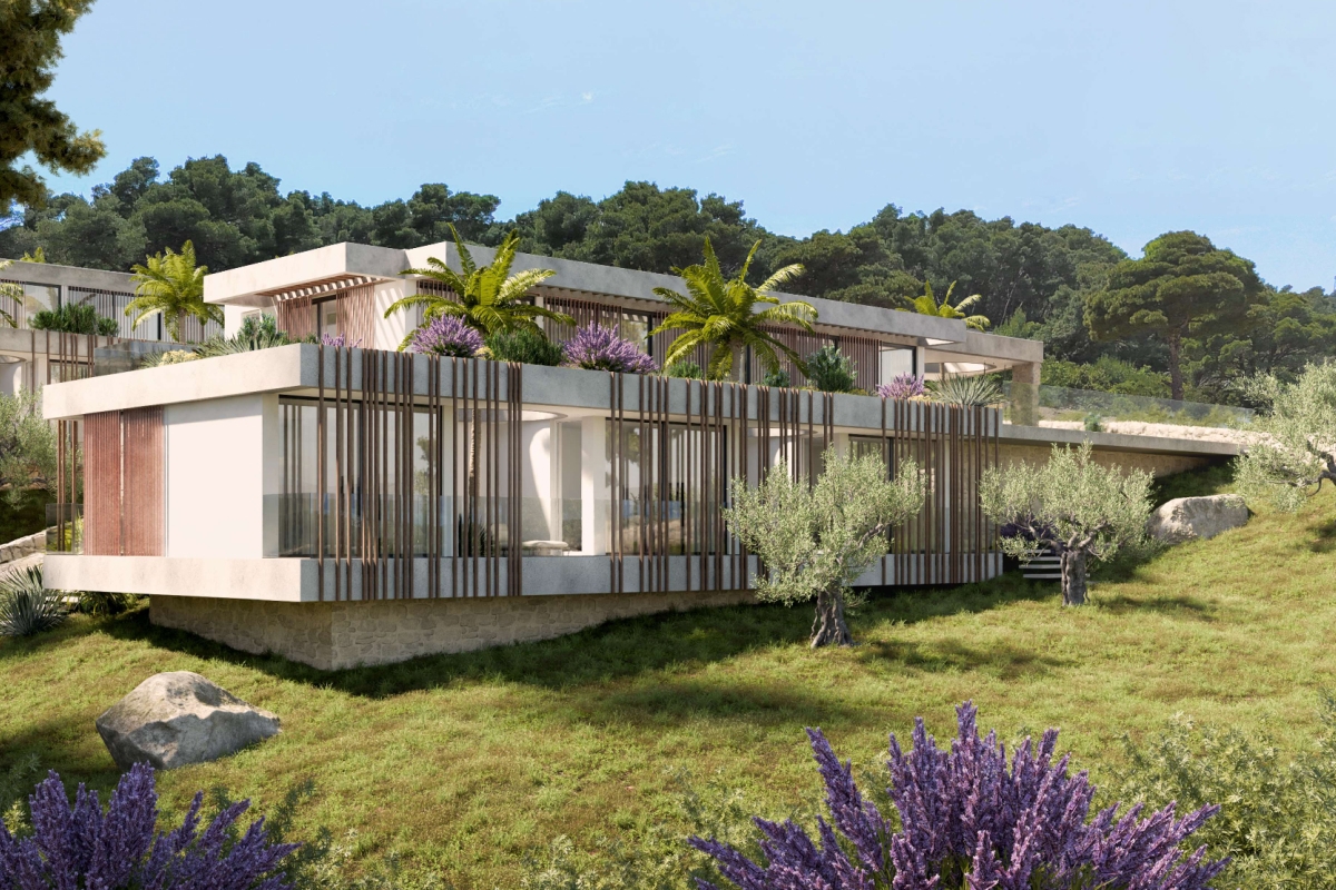 Terreno edificabile esclusivo in prima fila sul mare con progetto