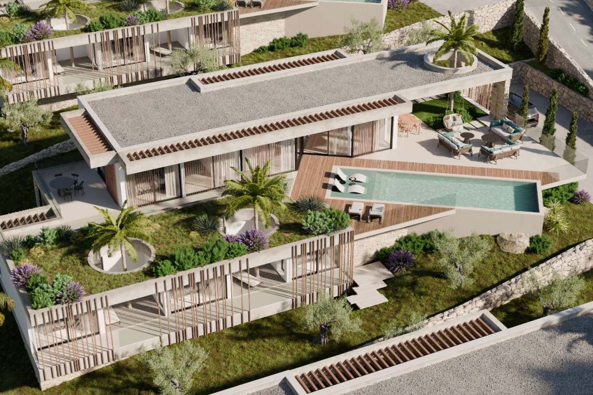 Terreno edificabile esclusivo in prima fila sul mare con progetto