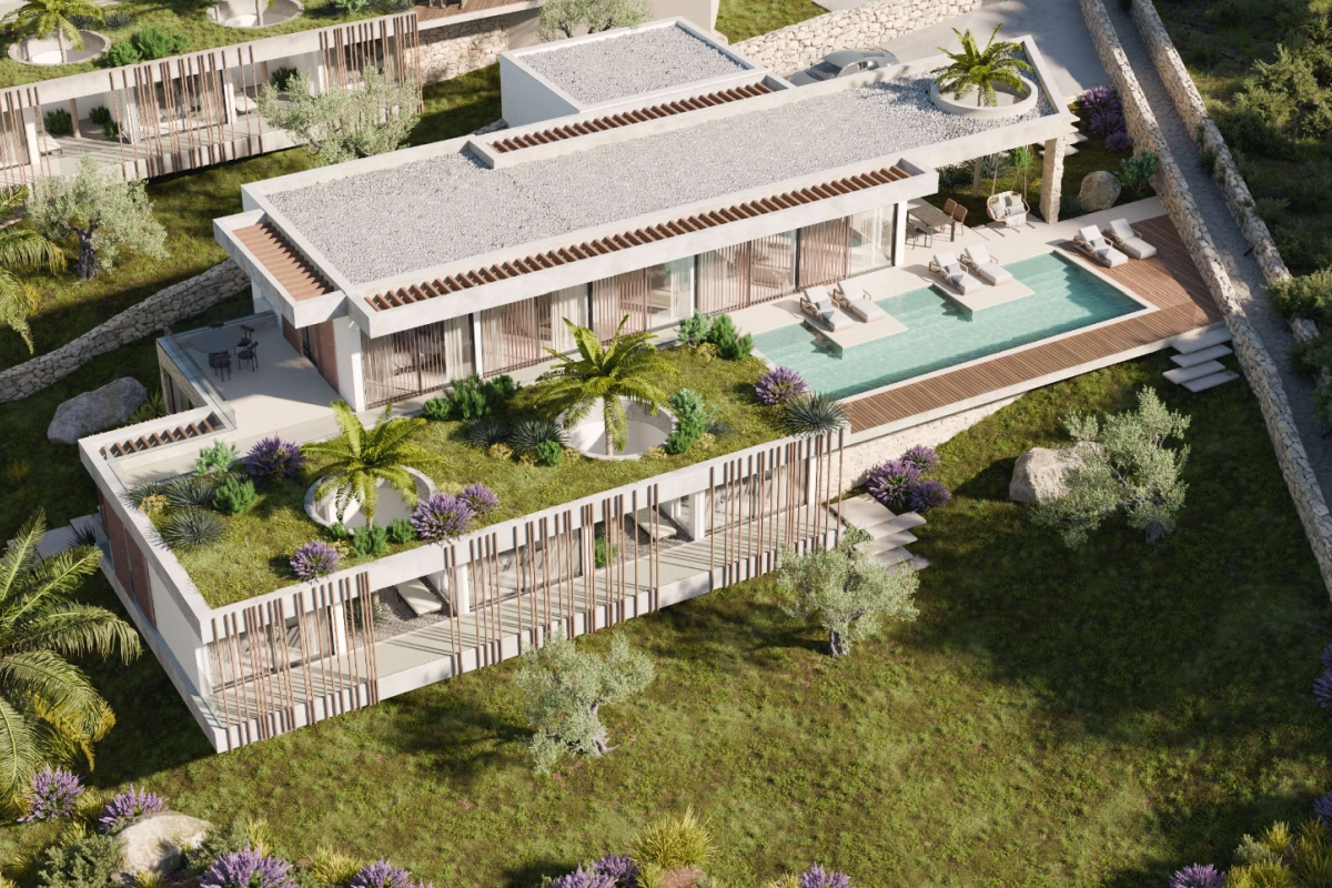 Terreno edificabile esclusivo in prima fila sul mare con progetto