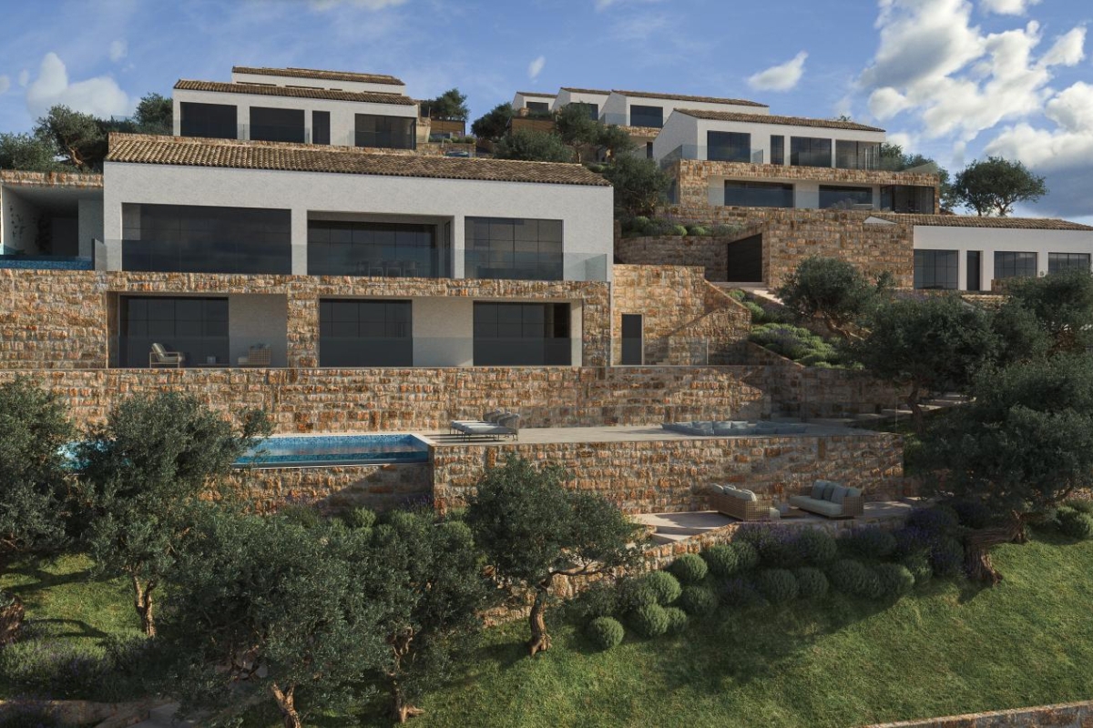 Villa di lusso con vista mare aperta