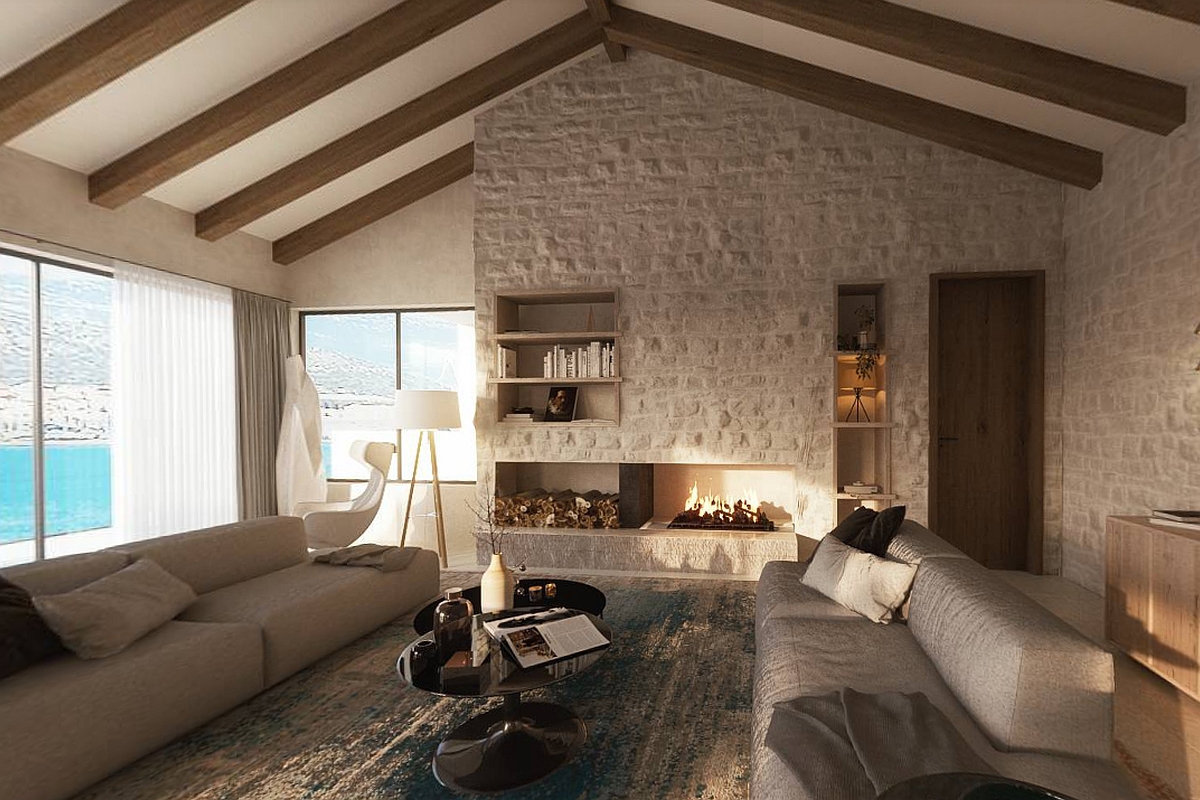 Villa di lusso con vista mare aperta