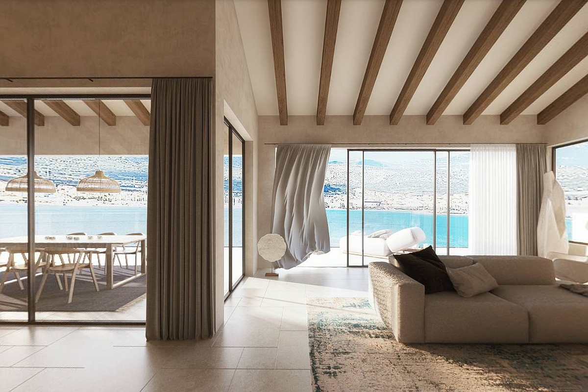 Villa di lusso con vista mare aperta