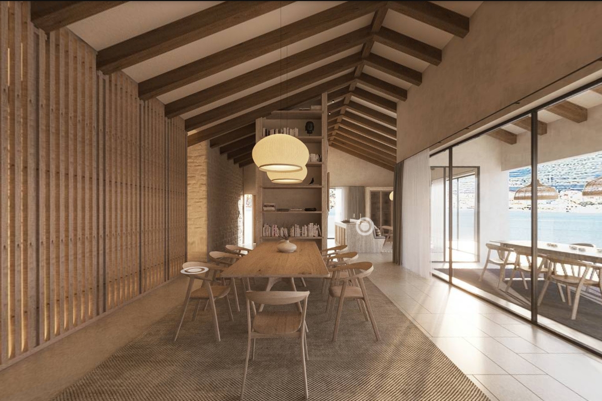 Villa di lusso con vista mare aperta