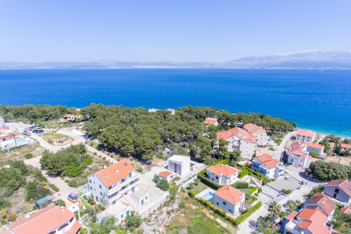 Villa in costruzione con vista mare