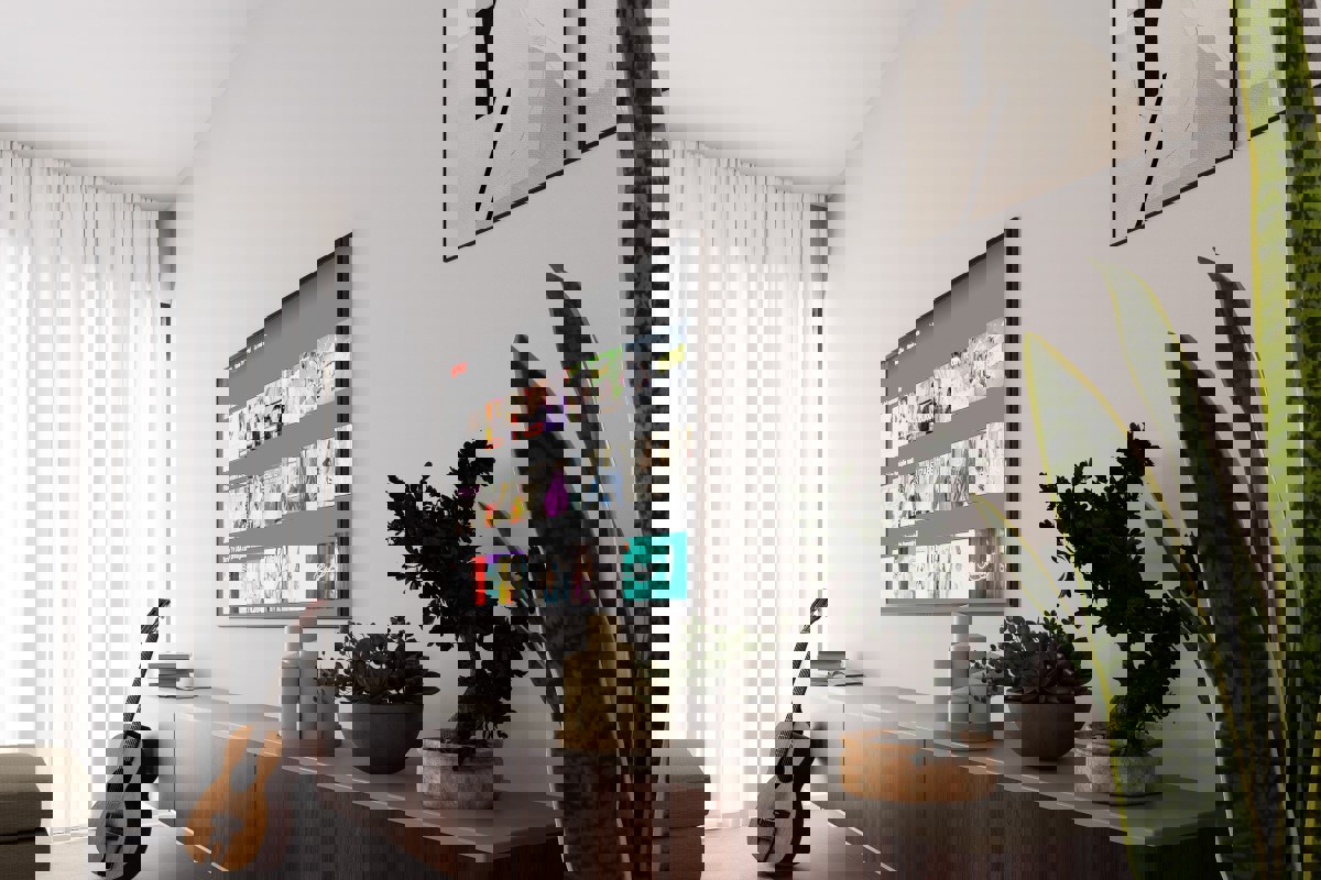 Lussuoso appartamento con ampio giardino e vista mare