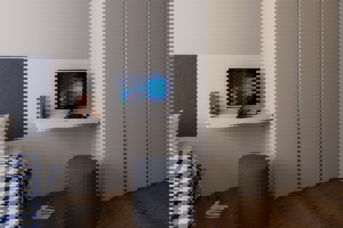 Lussuoso appartamento con ampio giardino e vista mare