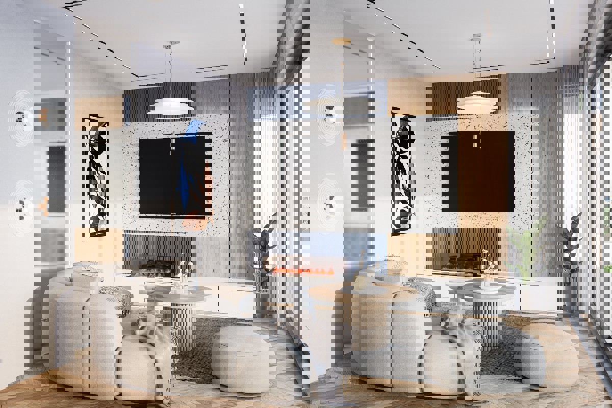 Attico in un complesso residenziale in prima fila sul mare