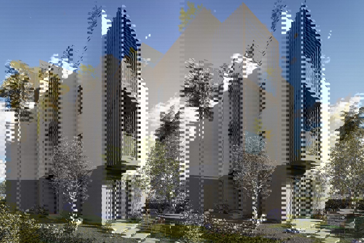 Nuova costruzione - appartamento con due camere da letto e terrazza, vicino al mare