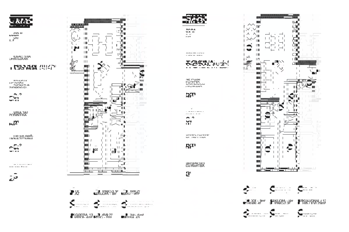 Nuova costruzione - appartamento con due camere da letto e terrazza, vicino al mare