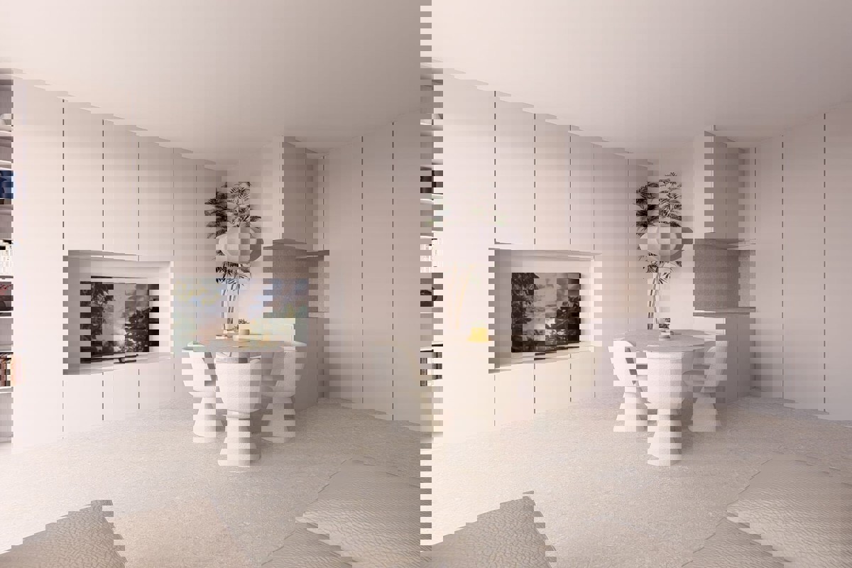 Appartamento con due camere da letto e terrazza