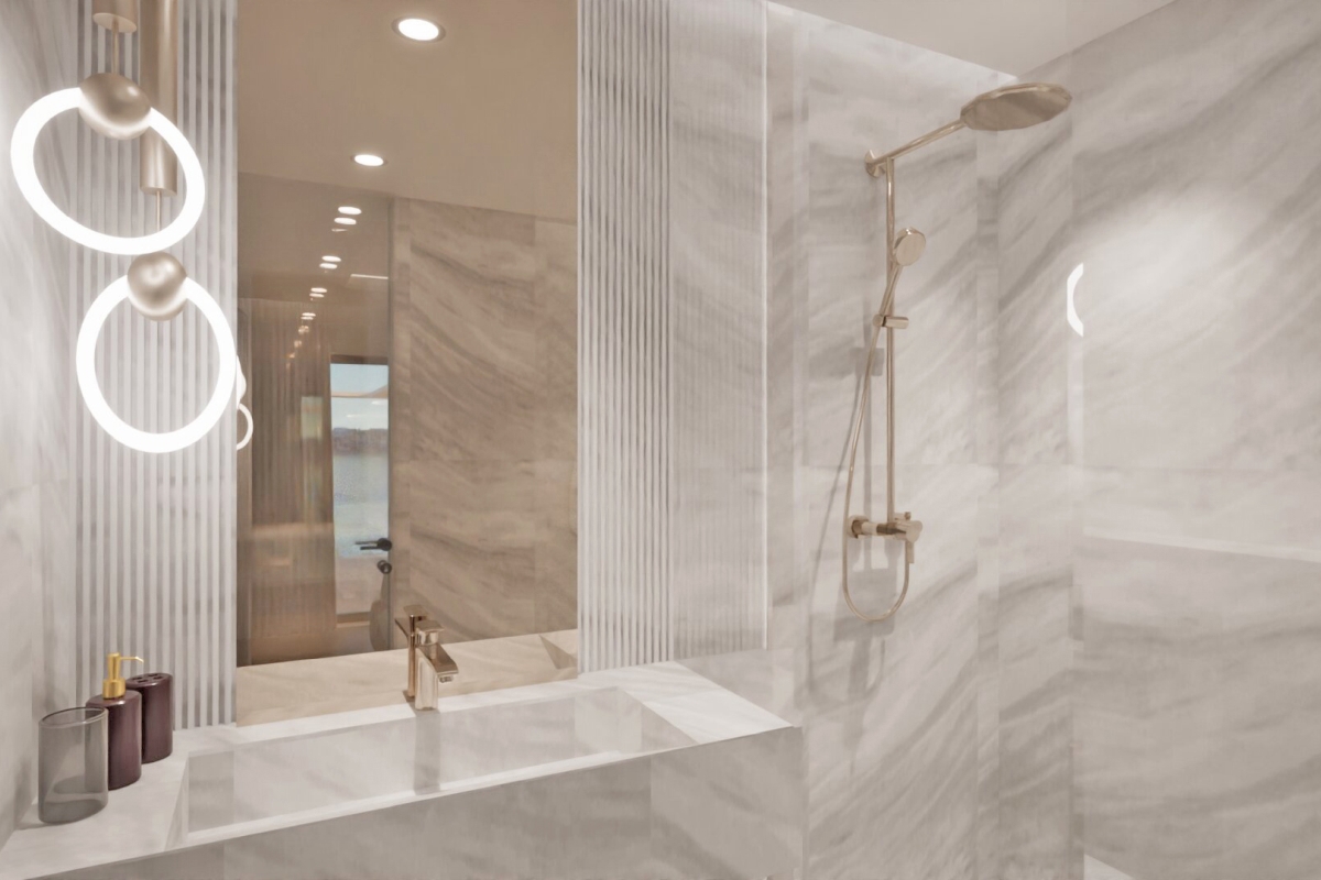 Villa di lusso in un nuovo edificio vicino al mare