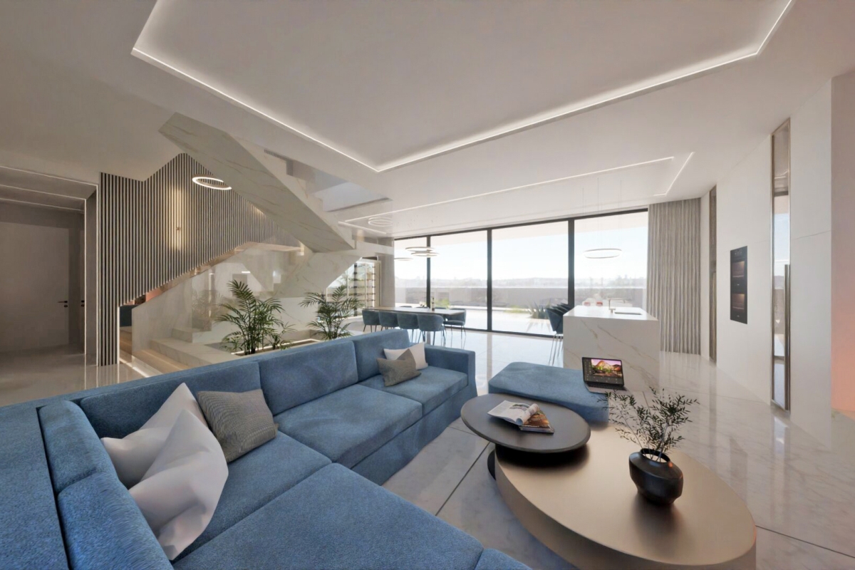 Villa di lusso in un nuovo edificio vicino al mare