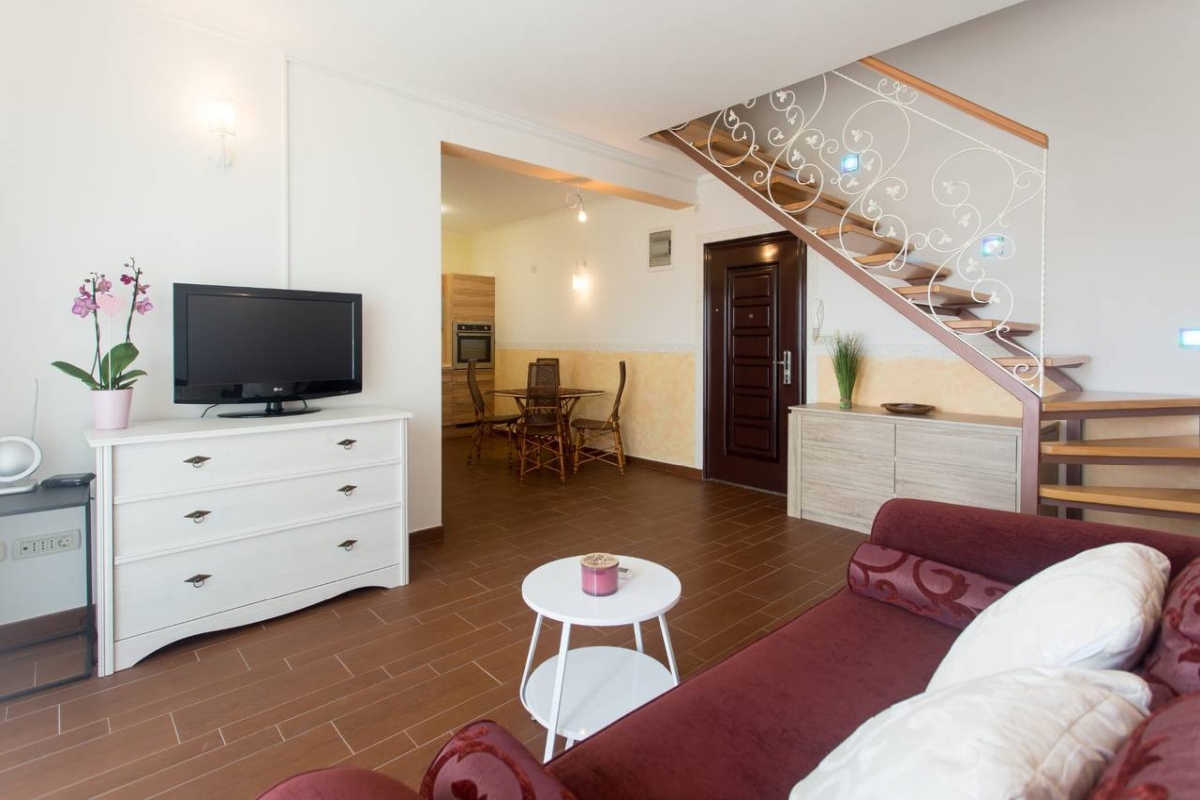 Appartamento con due camere da letto vista mare