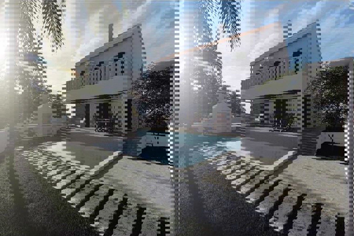 Terreno edificabile con progetto e vista mare