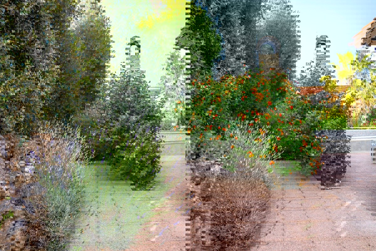 Casa vacanze con giardino mediterraneo, piscina e sauna