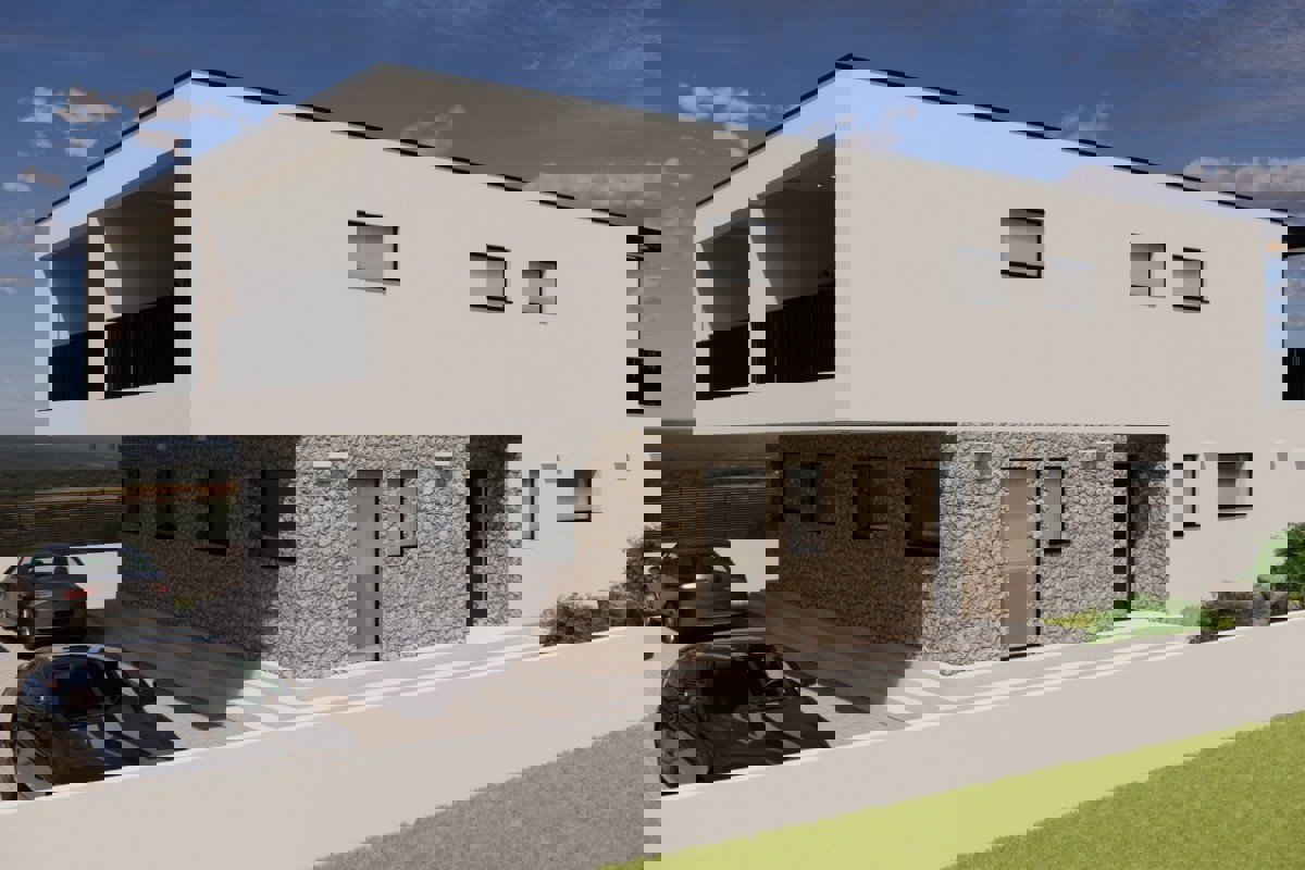 Casa bifamiliare moderna con piscina