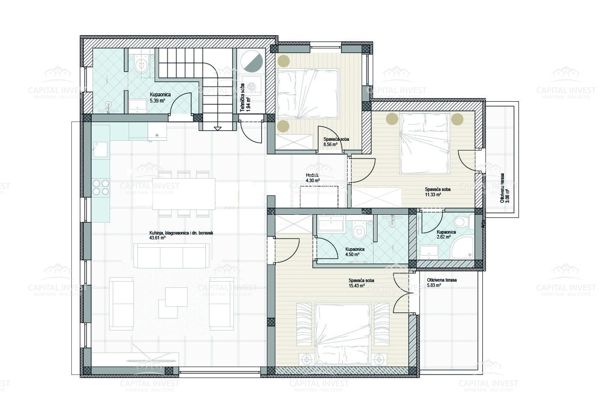 Appartamento, Quattro locali, Medulin, Premantura, Istria