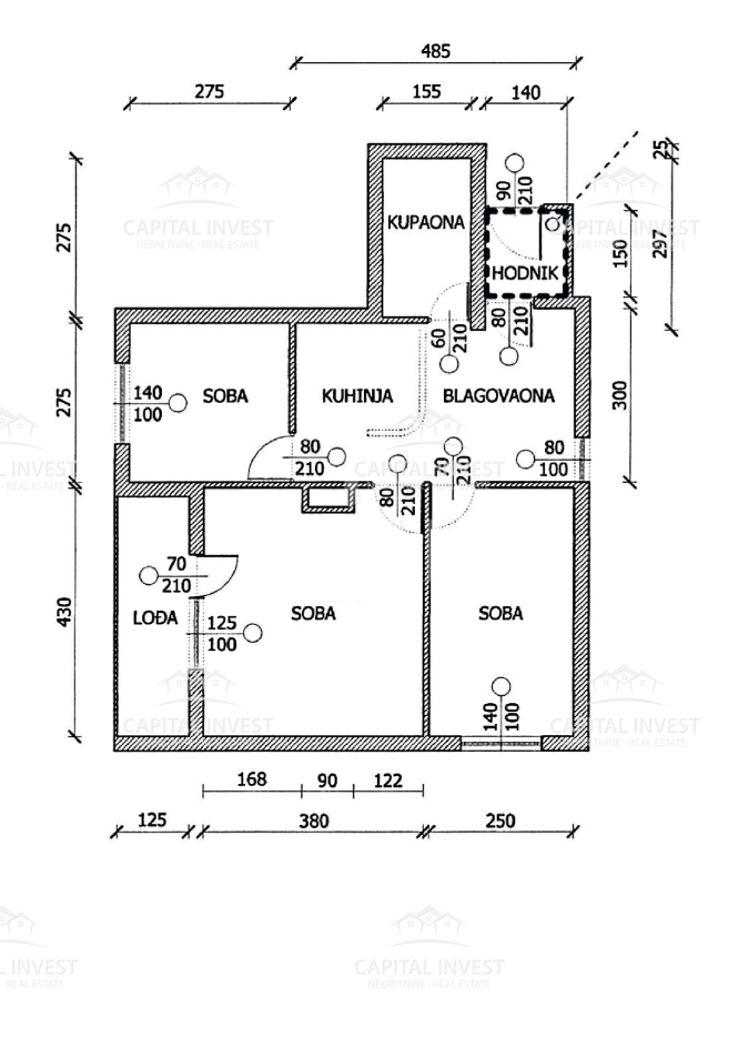 Appartamento, Trilocale, Balcone, Pula, Veruda, Istria