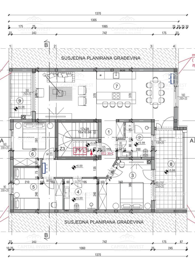 Appartamento trilocale, due balconi, nuova costruzione, Pola, Istria