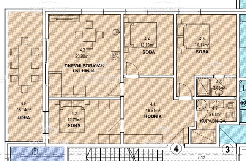 Appartamento quadrilocale con vista sul mare, Banjole, Istria