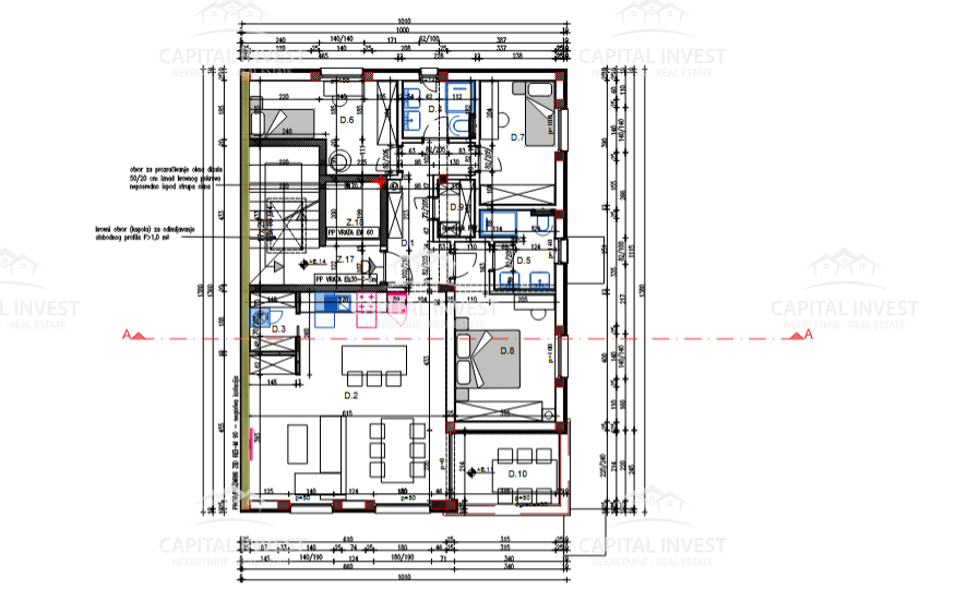 Appartamento quadrilocale al secondo piano, Veli Vrh, Pola, Istria