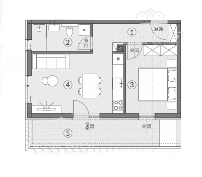 Appartamento, nuova costruzione, Šikići, Pola, Istria