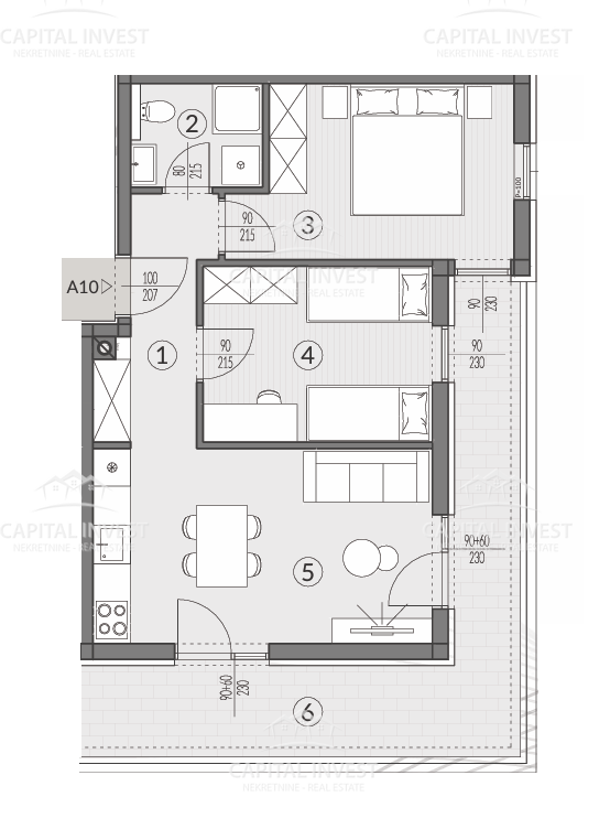 Appartamento, nuova costruzione, Šikići, Pola, Istria