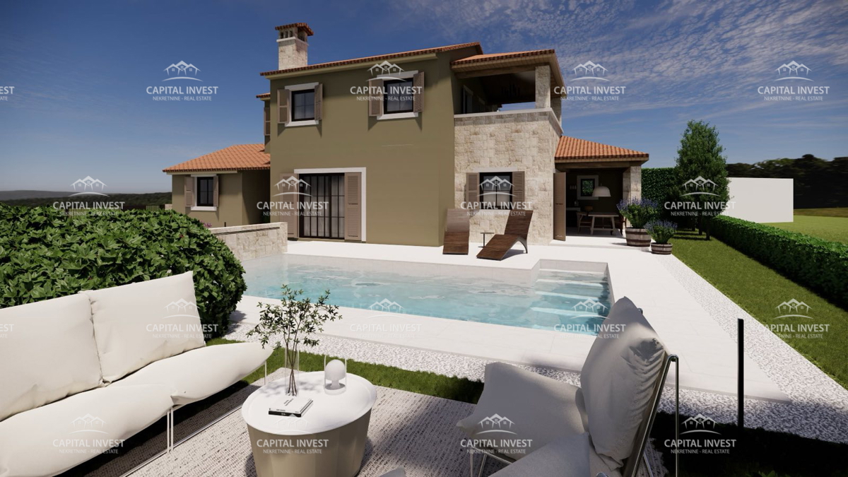 Casa in costruzione, vista mare, Marčana, Istria