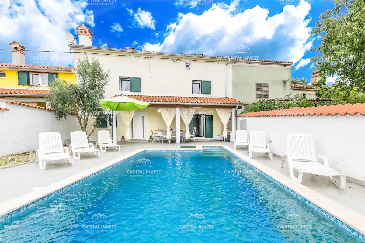 Casa con piscina, terrazza, giardino, Pula, Istra